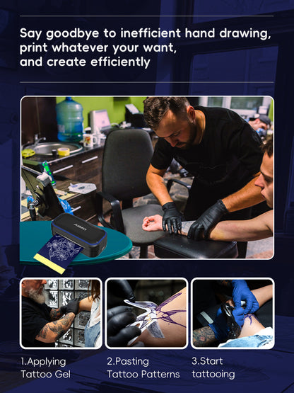 AIMO MR3 mini wireless tattoo stencil printer-4