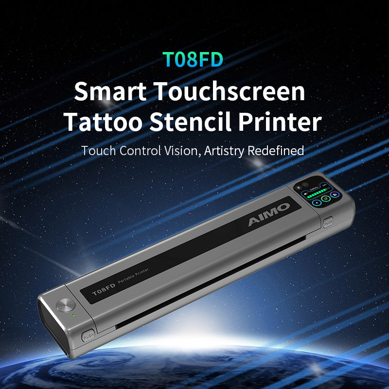 AIMO T08FD wireless tattoo stencil printer-AIMO T08FD wireless tattoo stencil printer-6
