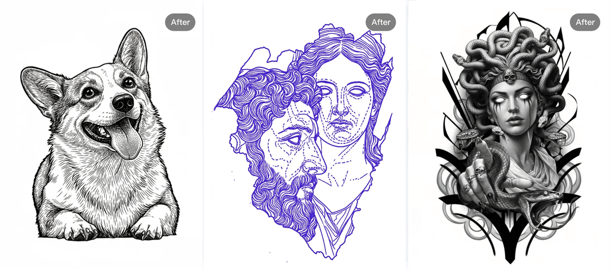 AIMO Tattoo AI Template Extraction-after