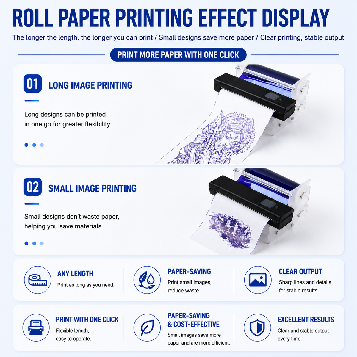 AIMO Roll Paper Holder for Tattoo Transfer Paper