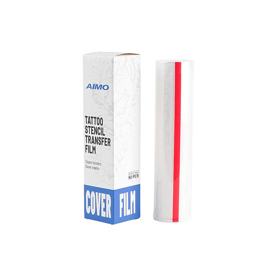 AIMO Clear Transfer Film for Tattoo Protection | Skin-Friendly Coverage Film for Precise Tattoo Aftercare